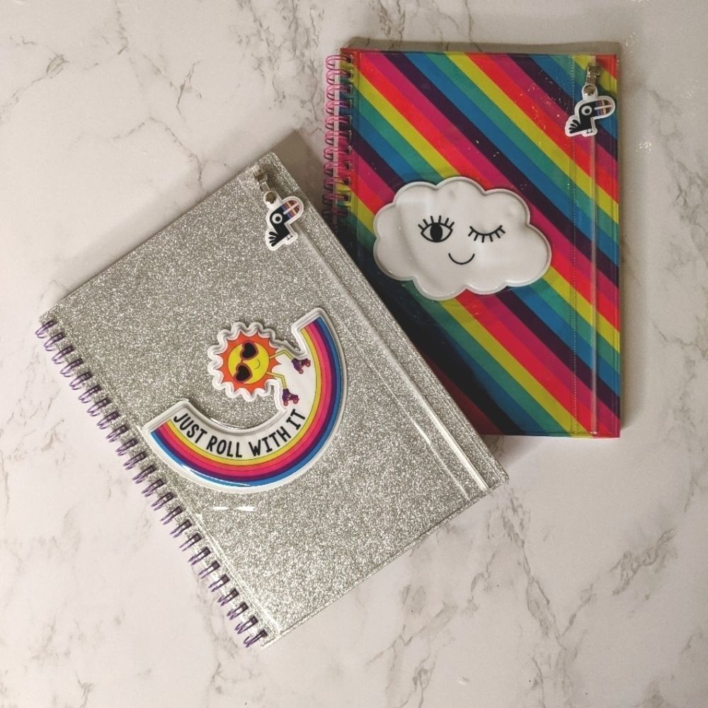 Two Pack Spiral Bound Journals Notebooks